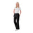 Landau Uniforms Pant Scrub 8335 Womens Large Petite Black Ea - 8335-BKP-PLG
