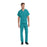 Landau Uniforms Shirt Scrub 7502 Unisex X-Small Teal Ea - 7502-BTP-XSM