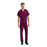 Landau Uniforms Shirt Scrub 7502 Unisex X-Small Wine Ea - 7502-RWP-XSM