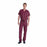 Landau Uniforms Shirt Scrub 7502 Unisex Medium Wine Ea - 7502-RWP-MED