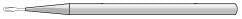Beaver-Visitec International Beaver Xstar Crescent Knife Conventional 2.5 mm Stainless Steel / Plastic Full Handle Sterile Disposable - 373807