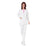 Landau Uniforms Cardigan Warm-Up 65% Polyester / 35% Cotton Womens White Medium 5 Pockets Ea - 7535-WWY-MED