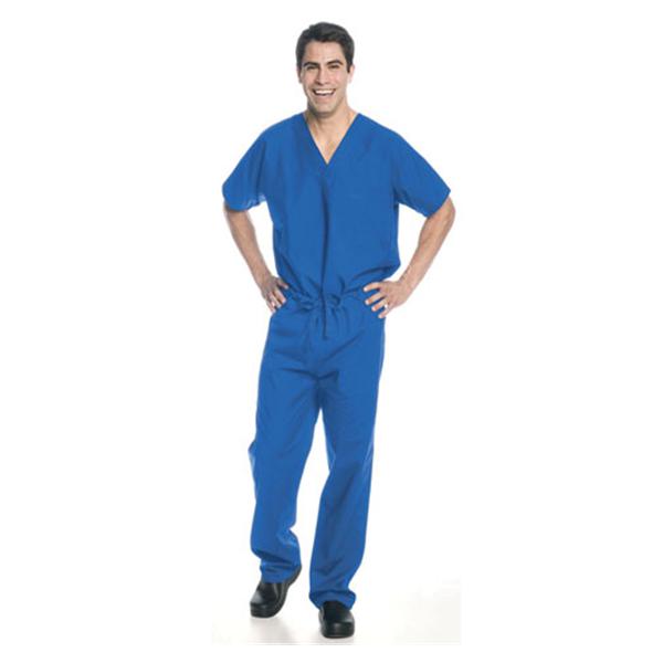 Landau Uniforms Pant Scrub Poly/Ctn Unsx Rylblu Md Rvrsbl 2Pckt Ea - 7602-BEP-MED