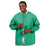 Fashion Seal Jacket Warm-Up 65% Polyester / 35% Cotton Unisex Jade Green Large 2 Pockets Ea - 6720-L