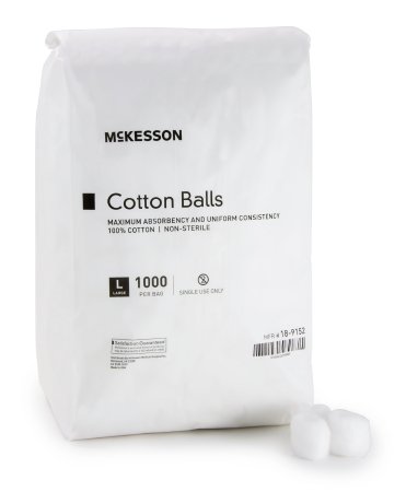 McKesson McKesson Cotton Ball Large Cotton NonSterile - 18-9152