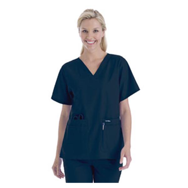 Landau Uniforms Shirt Scrub 8219 Womens 4X Large Navy Ea - 8219-BNP-4XL