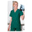 Landau Uniforms Shirt Scrub 8219 Womens X-Small Hunter Ea - 8219-GHP-XSM
