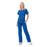 Landau Uniforms Shirt Scrub 8232 Womens 2X Large Royal Blue Ea - 8232-BEP-XXL