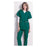 Landau Uniforms Shirt Scrub 8232 Womens 2X Large Hunter Ea - 8232-GHP-XXL