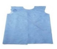 HPK Industries - Exam Cape Blue One Size Fits Most Front / Back Opening Without Closure Female - 501S