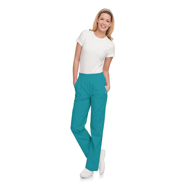 Landau Uniforms Scrub Pant 8327 Womens X-Small Petite Teal Ea - 8327-BTP-PXS