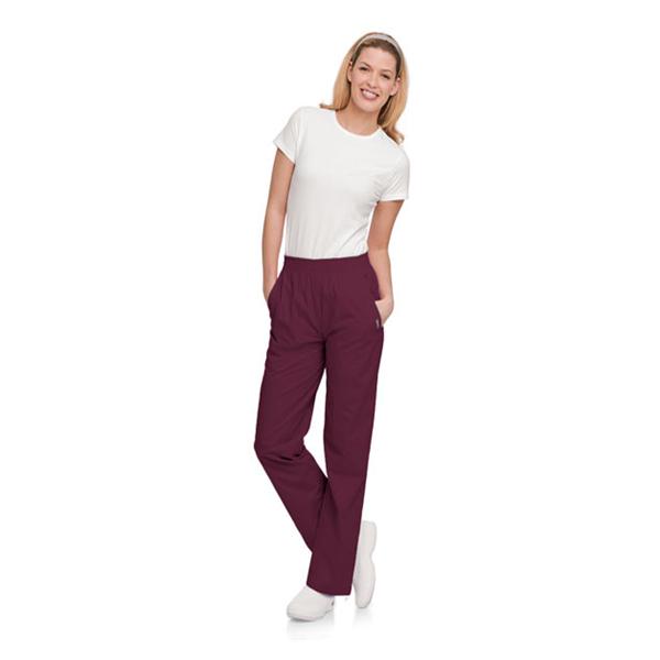 Landau Uniforms Scrub Pant 8327 Womens 3X Large Petite Wine Ea - 8327-RWP-P3X