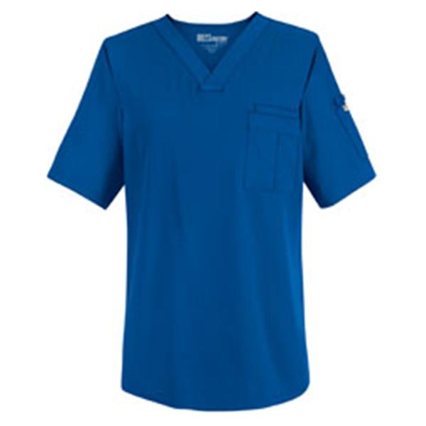 Grey's Anatomy (TM) Shirt Scrub Greys Anatomy 0103 Mens 4X Large Royal Blue Each - 0103X-08-4XL