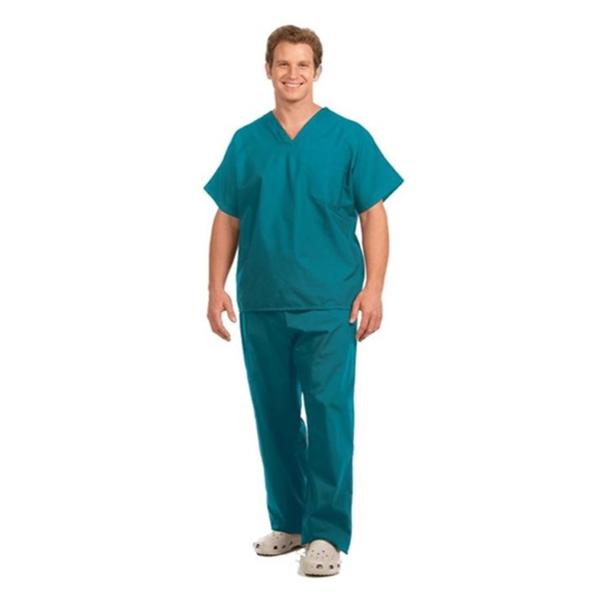 Fashion Seal Shirt Scrub Fashion Seal 78723 Unisex X-Small Teal Ea - 78723-XS