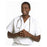 Fashion Seal Shirt Scrub Unisex Small White Ea - 6711-S
