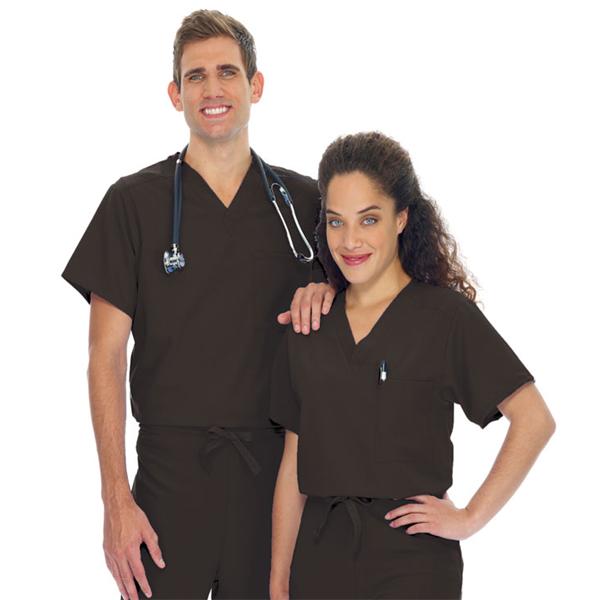 Jockey (TM) Scrubs Shirt Scrub Jockey 2200 Unisex Medium Black Ea - 2200-015-M