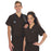 Jockey (TM) Scrubs Shirt Scrub Jockey 2200 Unisex 2X Large Black Ea - 2200-015-2X