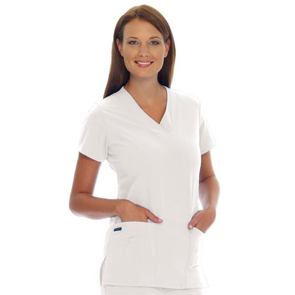 Jockey (TM) Scrubs Shirt Scrub Jockey 2206 Womens X-Large White Ea - 2206-011-XL