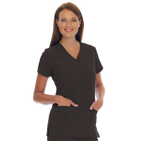 Jockey (TM) Scrubs Shirt Scrub Jockey 2206 Womens 3X Large Black Ea - 2206-015-3X