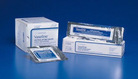 Cardinal Vaseline Petrolatum Impregnated Dressing 3 X 9 Inch Gauze Petrolatum Sterile - 8884423600