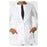 koi Design Jacket Warm-Up 55% Cotton / 45% Polyester Womens White 2X Large 3 Pockets Ea - 406-01-2X