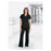 Grey's Anatomy (TM) Shirt Scrub Greys Anatomy 41101 Crossover Womens Large Black Each - 41101-01-L