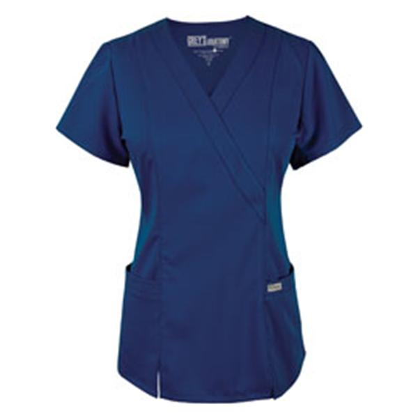 Grey's Anatomy (TM) Shirt Scrub Greys Anatomy 41101 Crossover Womens 5X Large Indigo Each - 41101X23-5XL