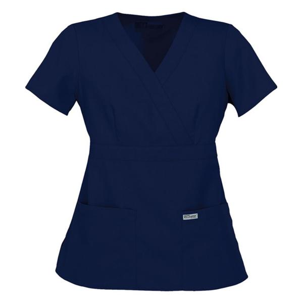 Grey's Anatomy (TM) Shirt Scrub Greys Anatomy 4153 Crossover Womens X-Small Indigo Each - 4153-23-XS