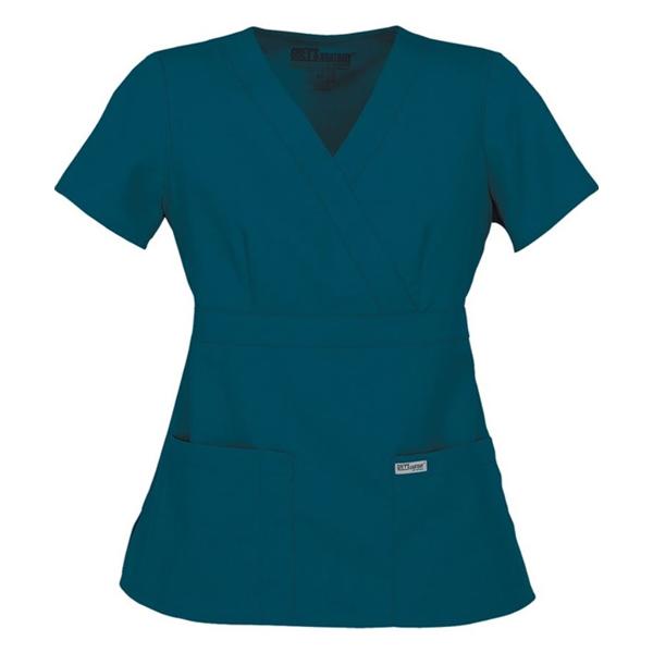 Grey's Anatomy (TM) Shirt Scrub Greys Anatomy 4153 Crossover Womens Medium Bahama Each - 4153-328-M