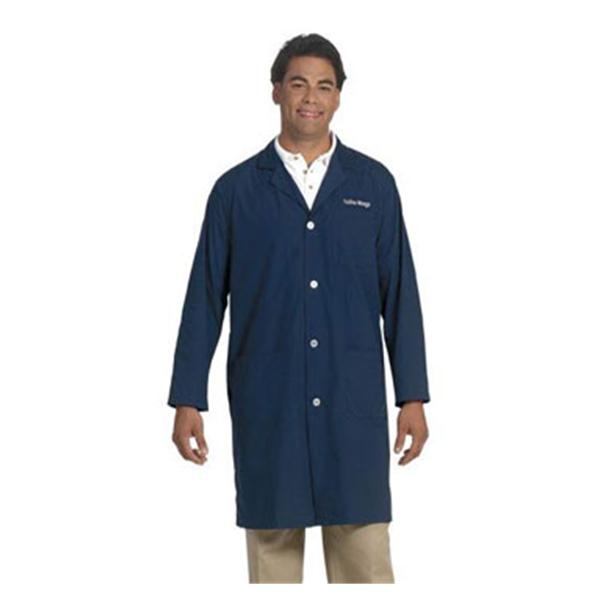 Fashion Seal Lab Coat 65% Polyester / 35% Cotton Unisex Navy X-Large Ea - 431-XL