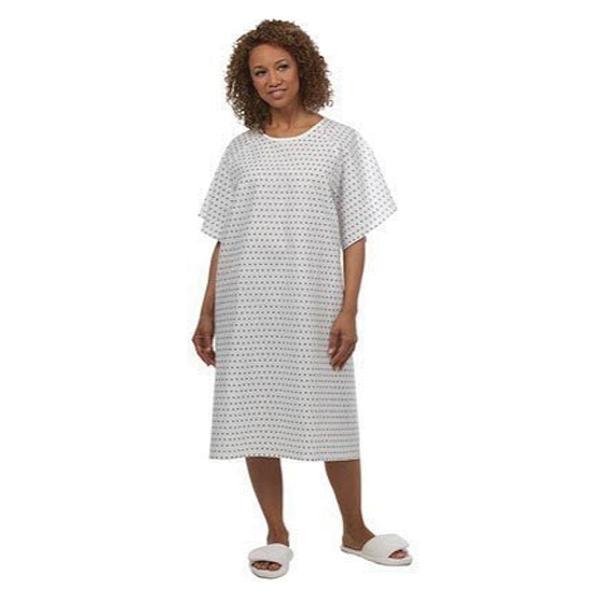 Fashion Seal Uniforms Patient Exam Gown Large Unisex NonSterile Snowflake Print Print - 1747-LG