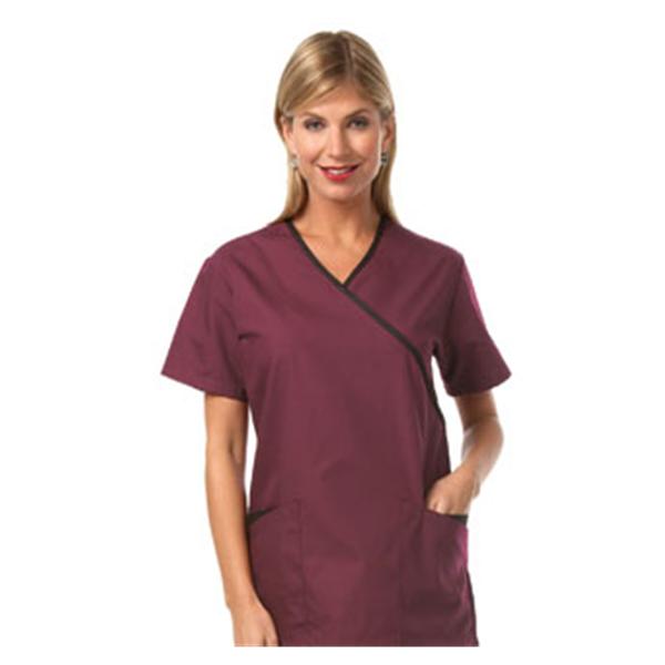 Fashion Seal Shirt Scrub Fashion Seal 7001 Womens 4X Large Burgundy Ea - 7001-4XL