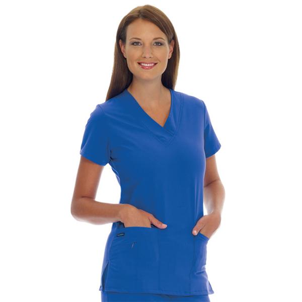 Jockey (TM) Scrubs Shirt Scrub Jockey 2206 Womens Large Galaxy Blue Ea - 2206-1031-L