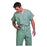 Fashion Seal Shirt Scrub Fashion Seal 78750 Unisex X-Small Sage Ea - 78750-XS