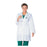 Landau Uniforms Lab Coat 65% Polyester / 35% Cotton Womens White Size 8 36 In Ea - 3165-WWXY-8