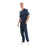 Landau for Men (R) Shirt Scrub 7594 Mens Small Navy Ea - 7594-BNP-SML