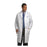 Fashion Seal Lab Coat Knee Length 100% Sanforized Cotton Heavyweight Twill Mens Wht Sz 38 Ea - 420-38