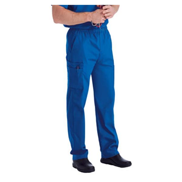 Landau for Men (R) Pant Scrub 8555 Mens Small Royal Blue Ea - 8555-BEP-SML