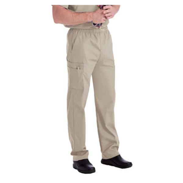 Landau for Men (R) Pant Scrub 8555 Mens Small Sand Ea - 8555-SAP-SML