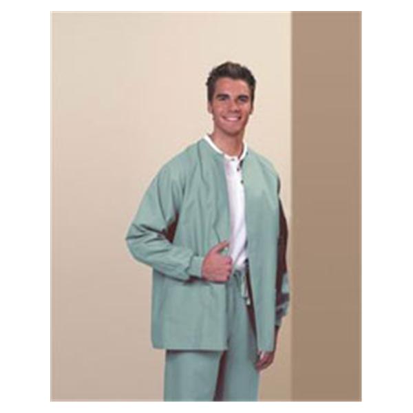 Fashion Seal Jacket Warm-Up 65% Polyester / 35% Cotton Unisex Sage Medium 2 Pockets Ea - 7698-M