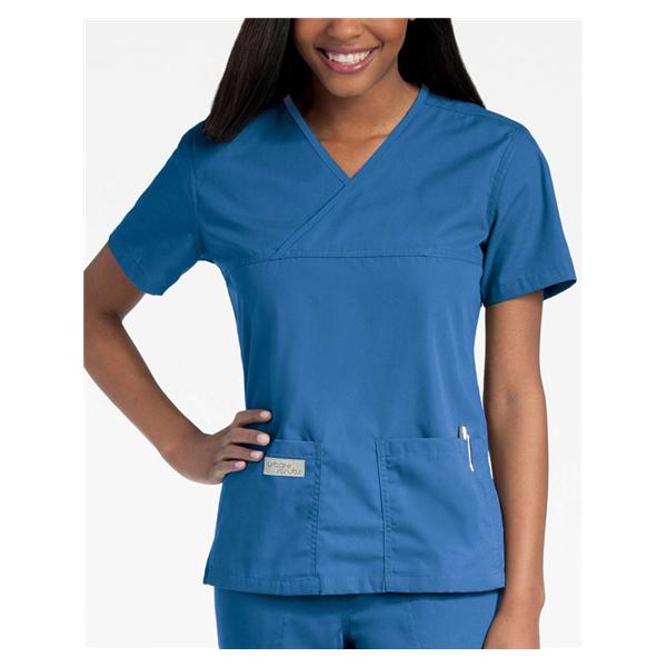 Urbane (TM) Shirt Scrub Urbane 9534 Crossover Womens X-Large Royal Blue Each - 9534-BEP-XLG