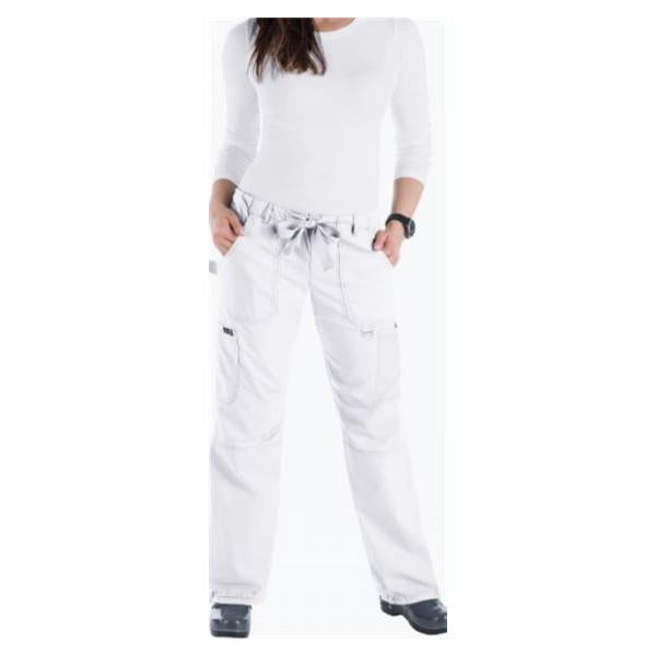 Koi by Kathy Peterson Pant Scrub 701 Womens Large Tall White Ea - 701T-01-L