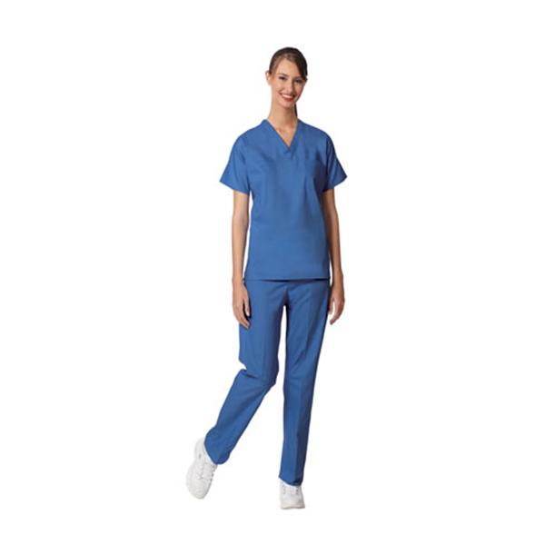 Fashion Seal Shirt Scrub 55% Cotton / 45% Polyester Unisex Ceil Blue 4Xl Reversible Pckt Ea - 6796-4XL