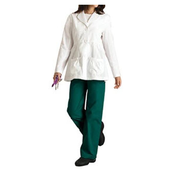 Landau Uniforms Lab Coat 65% Polyester / 35% Cotton Womens White Small Ea - 8734-WWXY-SM