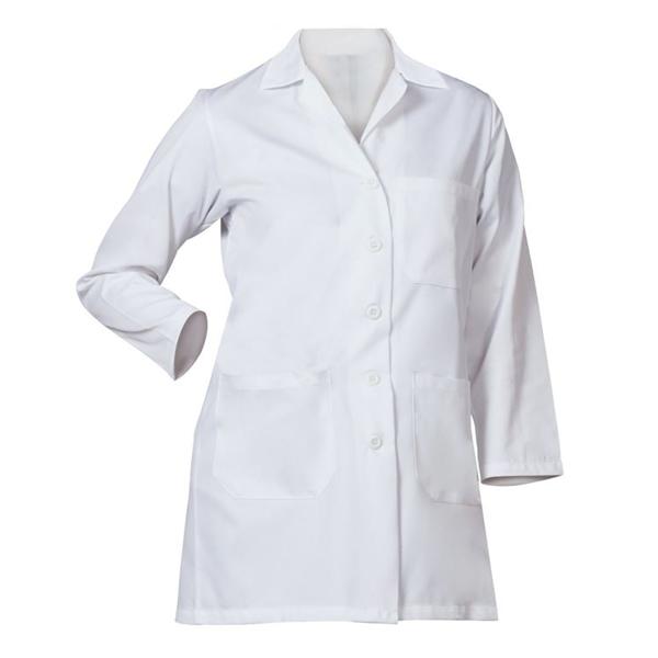 Fashion Seal Lab Coat 65% Polyester / 35% Cotton Womens White Large 34.5 In Ea - 436-L