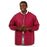 Fashion Seal Jacket Warm-Up 65% Polyester / 35% Cotton Unisex Cranberry Small 2 Pockets Ea - 6723-S