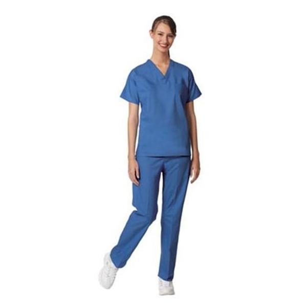 Fashion Seal Shirt Scrub Fashion Blend Unisex Large Ceil Blue Ea - 6796-L