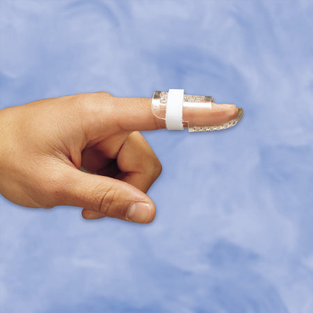 Deroyal Finger Splint  Size 3 Pull-On Right Hand Transparent - 623