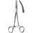 Sklar - Hemostatic Forceps Crile 5-1/2 Inch Length Surgical Grade Stainless Steel NonSterile Ratchet Lock Finger Ring Handle Curved Serrated Tip - 23-2113