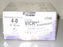 J & J Healthcare Systems Coated Vicryl Suture with Needle Absorbable Coated Undyed Suture Braided Polyglactin 910 Size 4-0 18 Inch Suture 1-Needle 17 mm Length 1/2 Circle Taper Point Needle - J714D